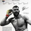UFC Fighter Canvas Wall Art - MMA Boxing Poster for Gym & Man Cave Decor