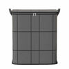 Large Foldable Non-Woven Storage Bag with Zipper and Handles
