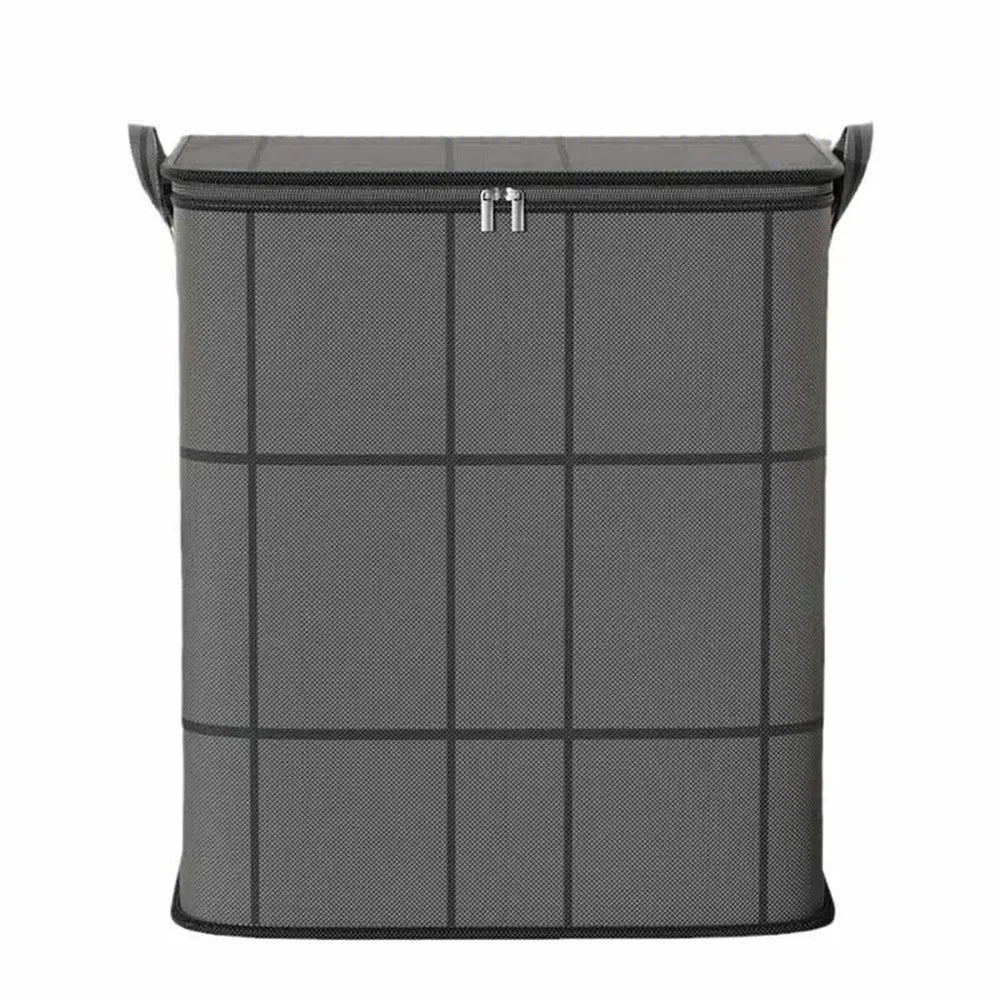 Large Foldable Non-Woven Storage Bag with Zipper and Handles