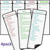 Magnetic Weekly Planner Board for Family Organization