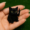 Sassy Animal Desktop Statue with Playful Gesture
