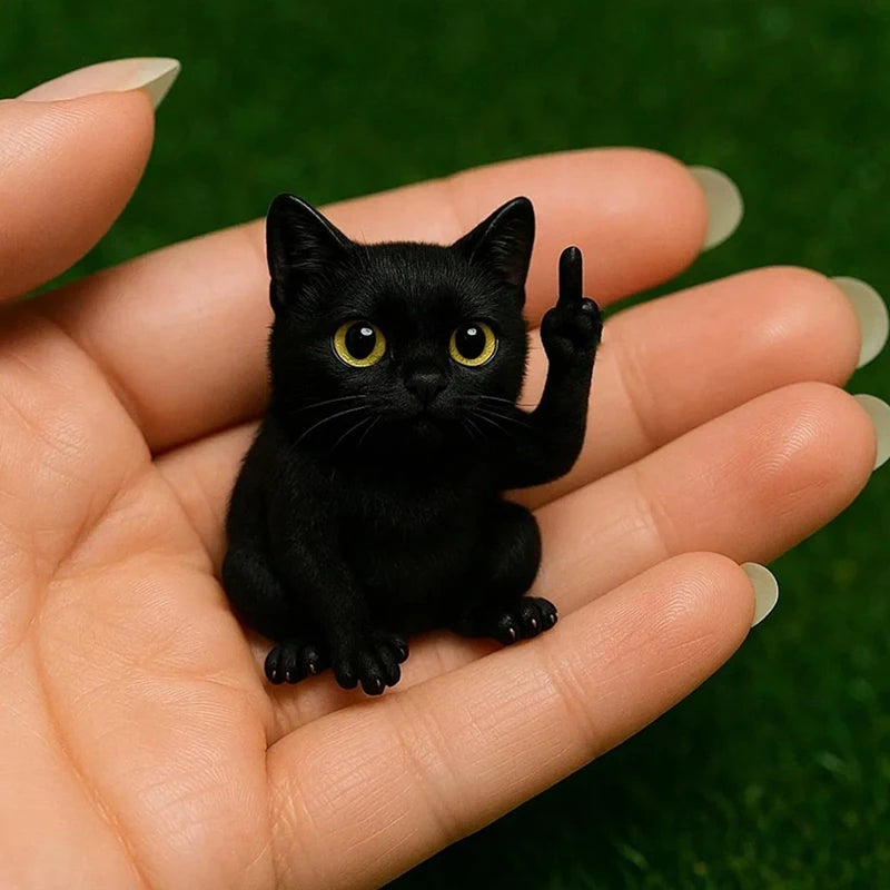 Sassy Animal Desktop Statue with Playful Gesture