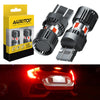Red LED Brake and Tail Light Bulbs with Dual Brightness Modes