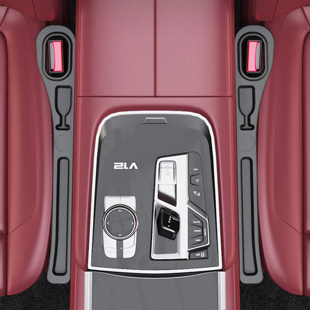 Car Seat Gap Filler Organizer with Dual Storage Grooves