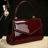 Vintage-Inspired Glossy Evening Handbag