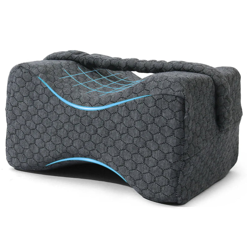 Adjustable Memory Foam Knee Pillow for Side Sleepers