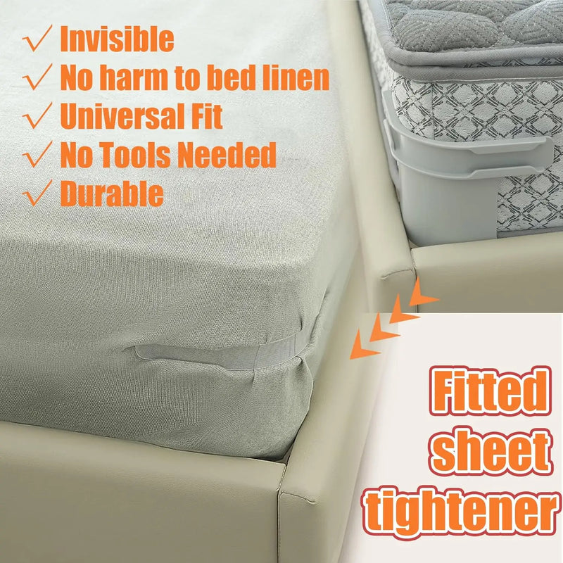 Universal Fitted Sheet Straps - 4 Pack