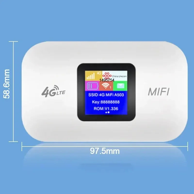 Router WiFi Pocket 4G LTE Portátil