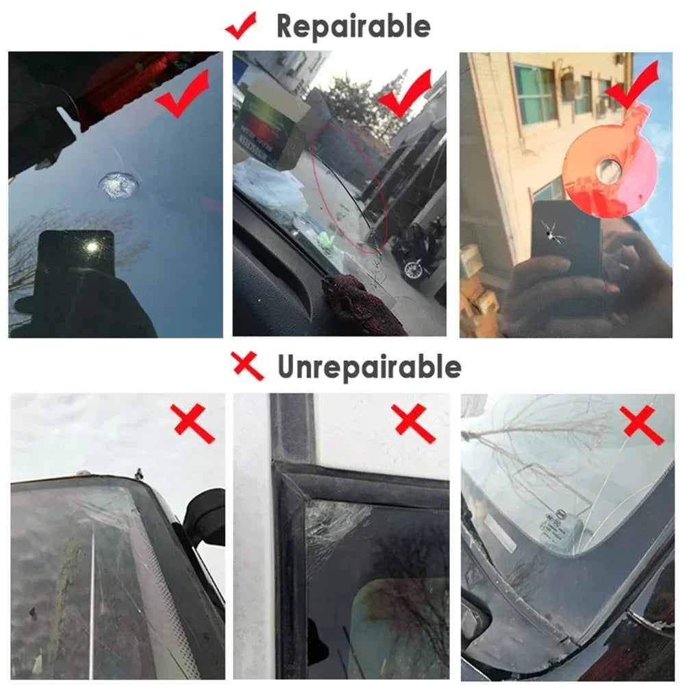 Windshield Repair Kit for Chips and Cracks