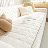 Soft Corduroy Sofa Cushion Cover with Non-Slip Backing