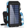 Solar Power Bank 80000mAh with LED Light and Compass