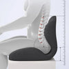 Ergonomic Shell Seat Cushion and Backrest Set