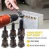 Heavy-Duty Rivet Nut Kit with Manual Rivnut Tool