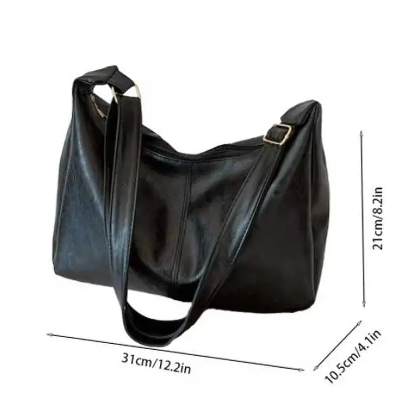 Bolso Tote de Piel Sintética Estilo Vintage