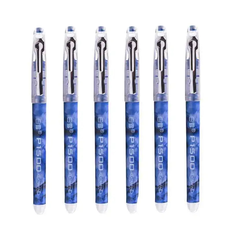 Smooth 0.5mm Gel Pens for School and Office – Set of 6