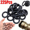 225-Piece O-Ring Assortment Kit for Automotive and Mechanical Repairs