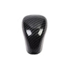 Glossy black carbon fiber gear shift knob cover for Toyota Camry and Corolla