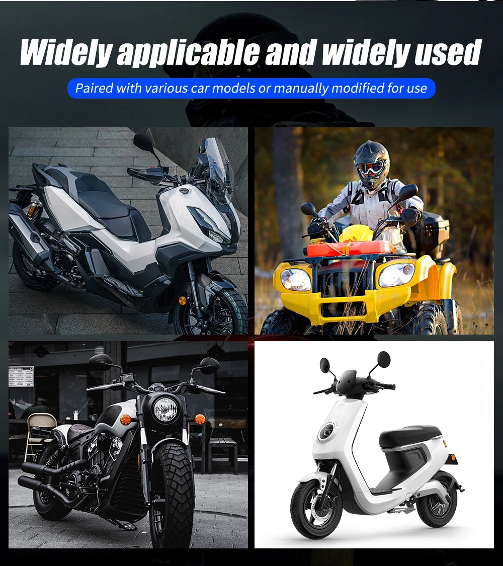 Motorcycle Z-Shaped Mirror Bracket for LED Light Mounting
