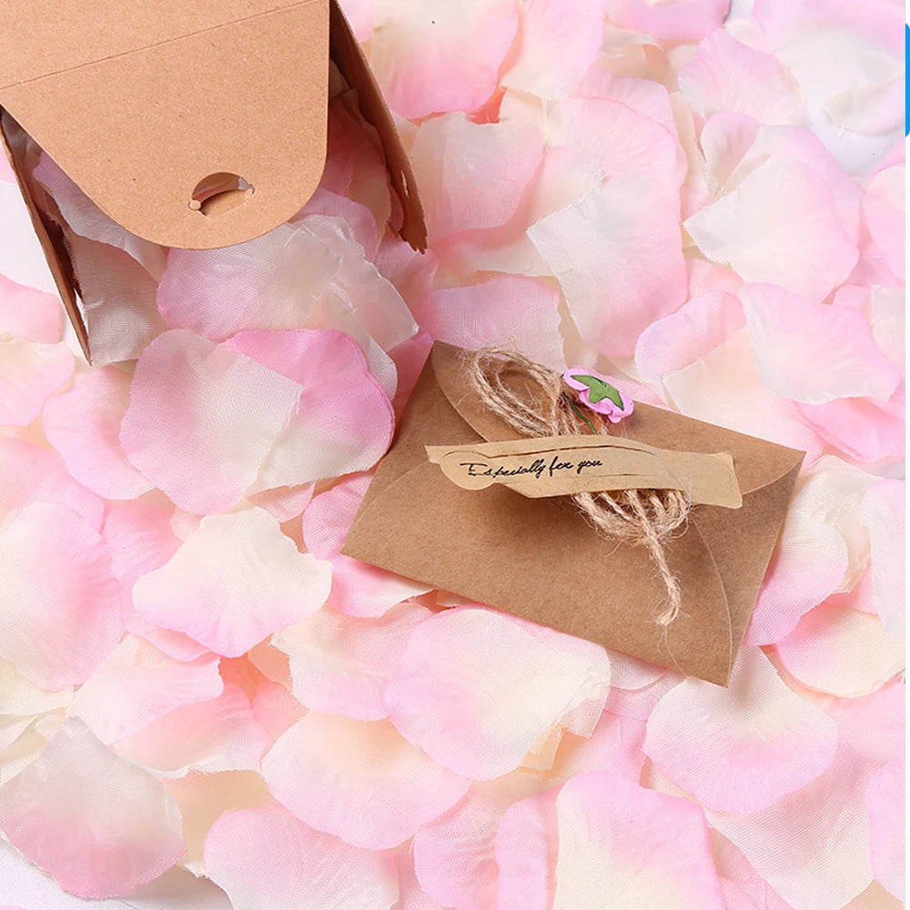 Soft Silk Artificial Rose Petals (25 Colors)