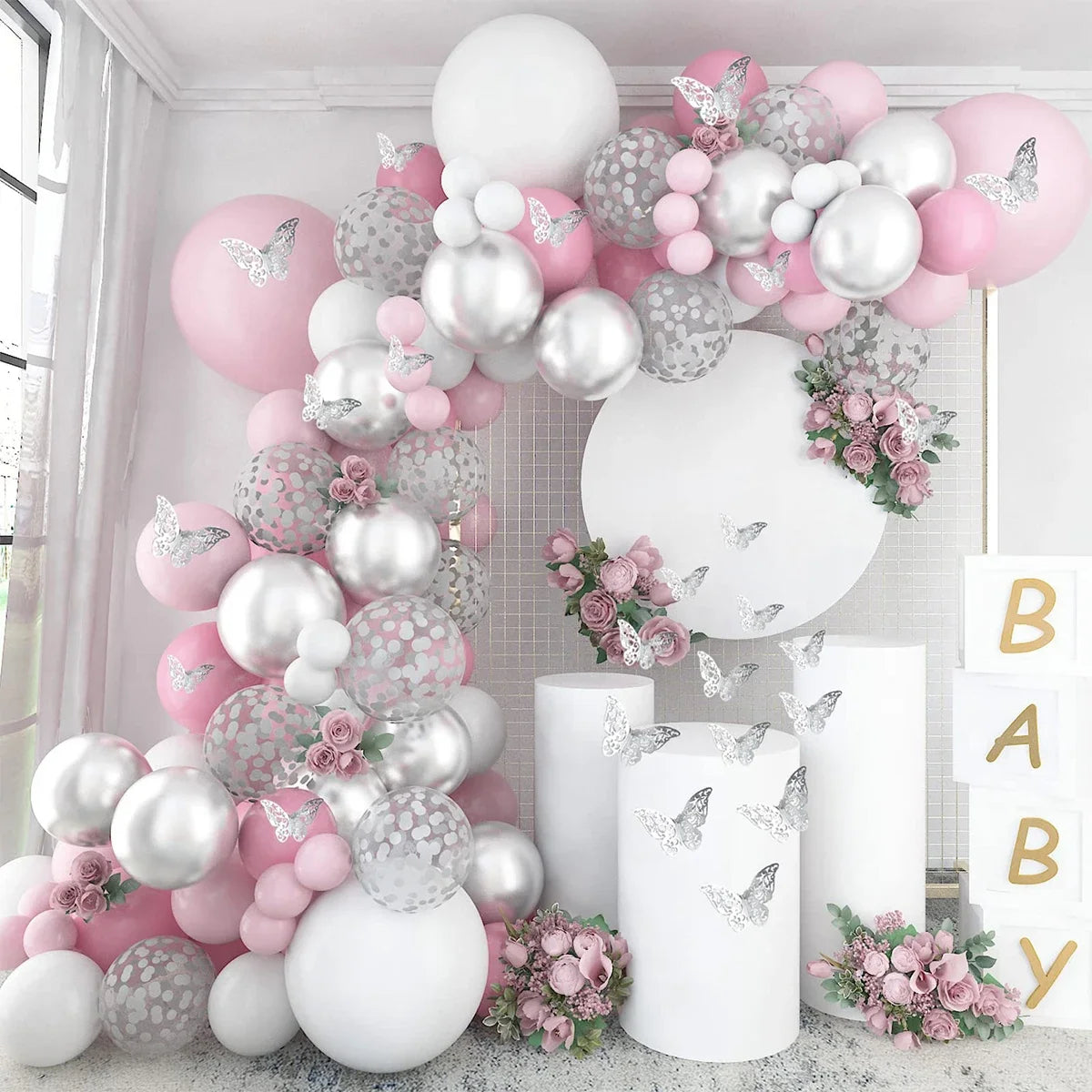 Latex Balloon Garland Arch Kit for Birthday Parties