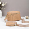 Quilted Crossbody Bag with Detachable Mini Pouch