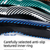 Carbon Fiber Texture Steering Wheel Cover - Anti-Slip & Comfortable Grip