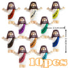 Mini Religious Figurine Set for Christmas and Easter Decor
