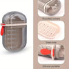 Travel Soap Box with Drainable Lid for Camping and Bathroom Use