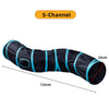Foldable S-Shaped Cat Play Tunnel