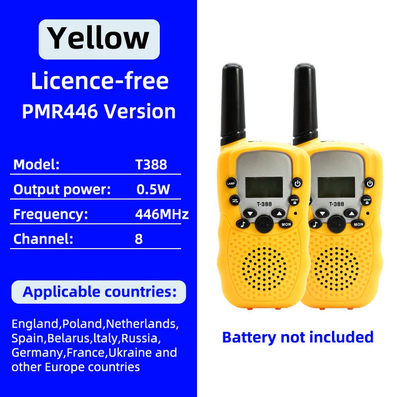 Kids Walkie Talkies with Long-Range Communication and 22 Channels