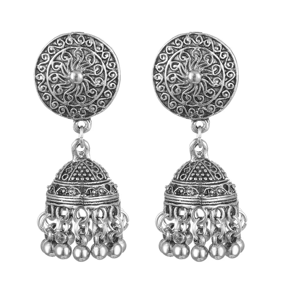 Vintage Geometric Drop Earrings