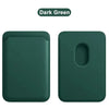 Leather Magnetic Card Holder Phone Case with MagSafe Compatibility