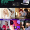 Portable LED Clip-On Selfie Light with 3 Modes