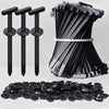 Self-Locking Nylon Cable Tie Buckles for Auto Panels