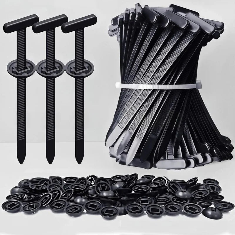 Self-Locking Nylon Cable Tie Buckles for Auto Panels