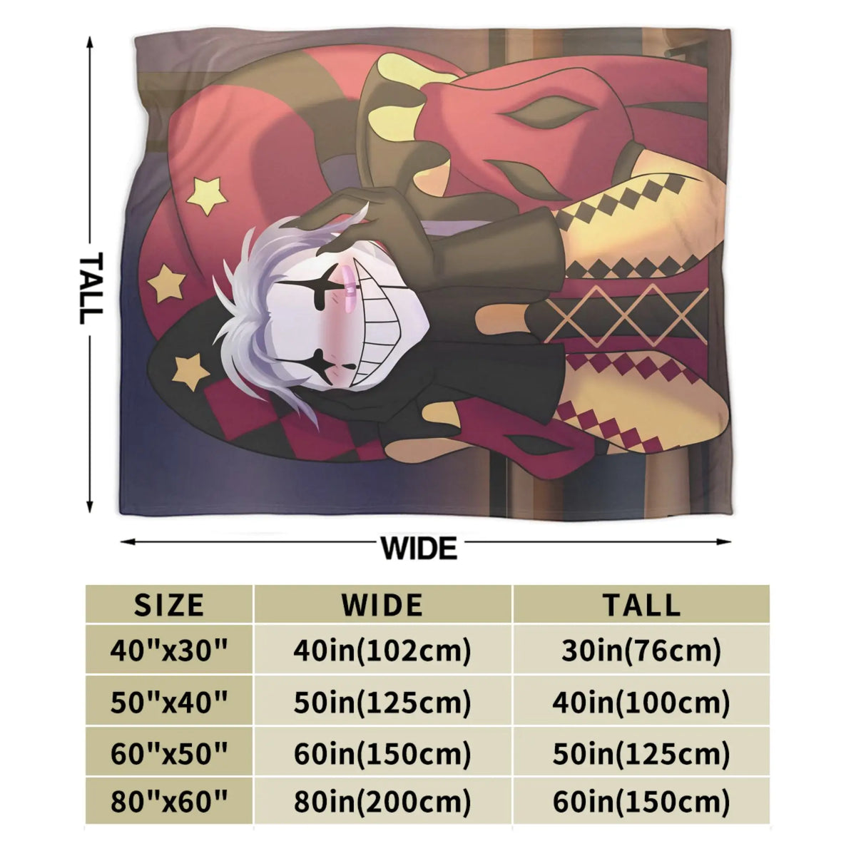 Cozy Circus Throw Blanket – Soft Fleece Plush for Year-Round Comfort