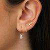 Dainty Square Hoop Earrings Set