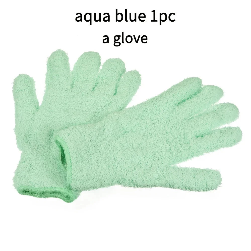 Stretchable Microfiber Dusting Gloves with Breathable Design