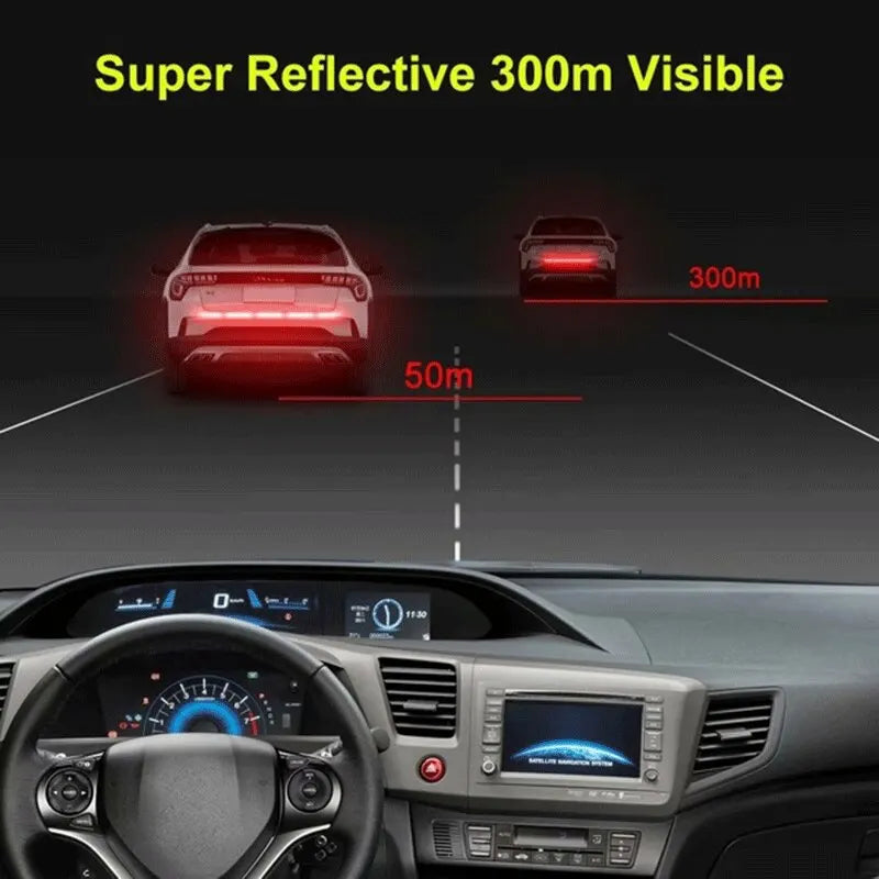 High-Visibility Reflective Safety Tape for Cars