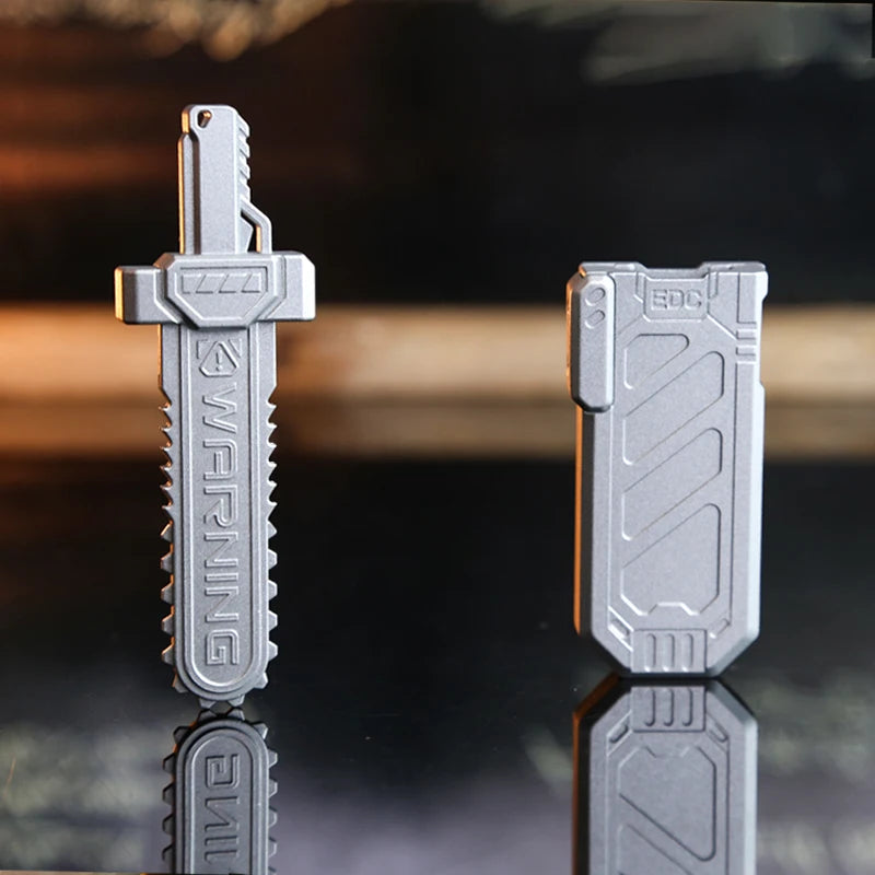 Lie Kong Sword Fidget Slider - Metal EDC Stress Relief Toy
