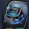 Bluetooth FM Transmitter with 22.5W Fast Charging Car Adapter