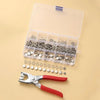 Metal Snap Button Kit with Pliers Tool Set