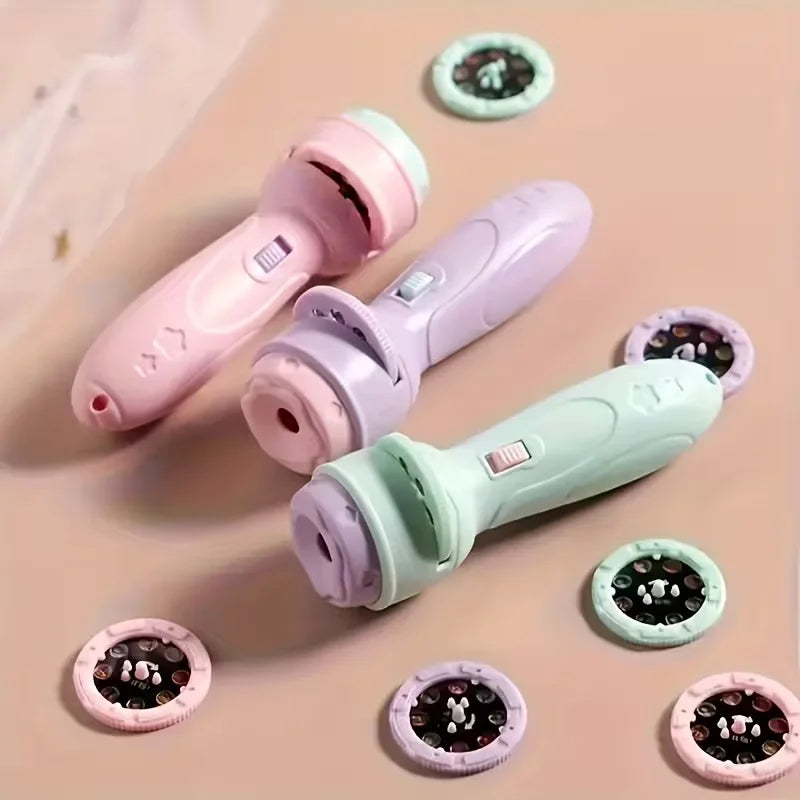 Cartoon Projection Flashlight for Kids