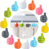 Silicone Thumb Wall Hooks for Cable Management and Organizing