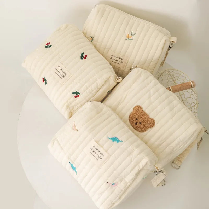 Cotton Stroller Organizer Hanging Diaper Bag