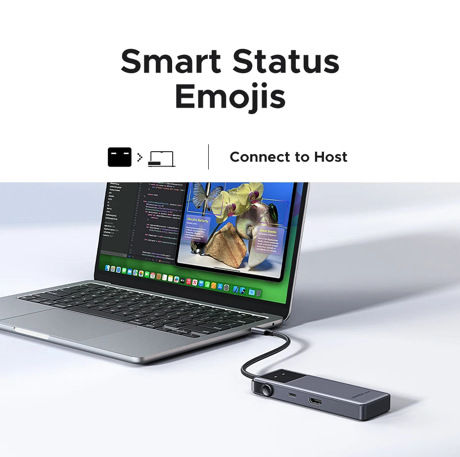 6-in-1 USB-C Hub with 4K HDMI, 10Gbps Data, and 100W Pass-Through Charging