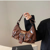 Y2K Retro Pleated Hobo Shoulder Bag