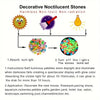 Glow-in-the-Dark Resin Pebbles for Garden & Landscape Lighting