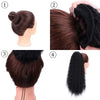 22-Inch Kinky Curly Clip-In Ponytail Extension