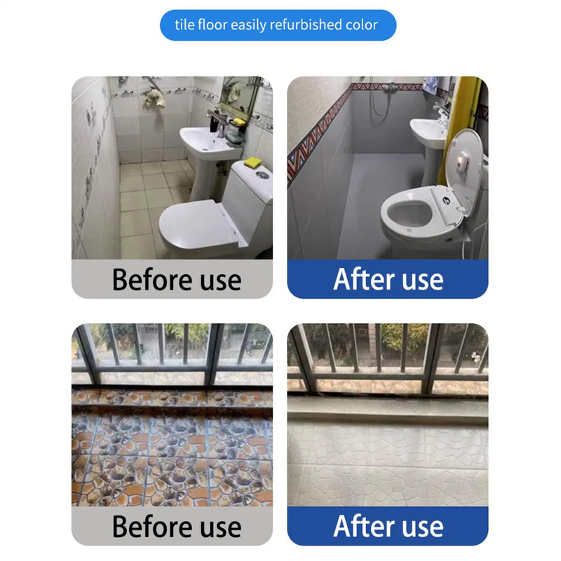 Kit de Pintura para Reforzar Azulejos y Bañeras de Secado Rápido